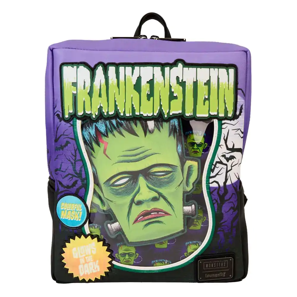 Universal Monsters by Loungefly Mini Backpack Frankenstein Neon Mask product photo