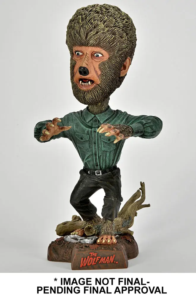 Universal Monsters Head Knocker Bobble-Head Wolf Man 20 cm product photo