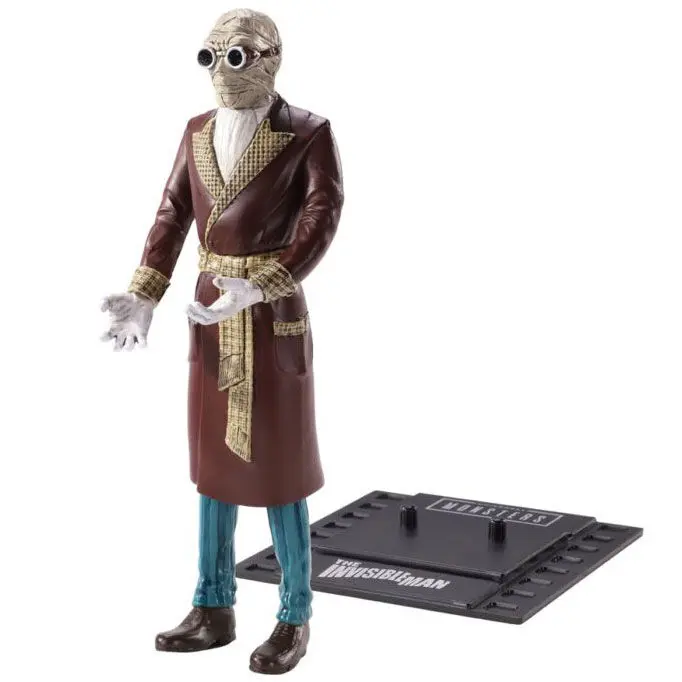 Universal Monsters Bendyfigs Bendable Figure Invisible Man 19 cm product photo