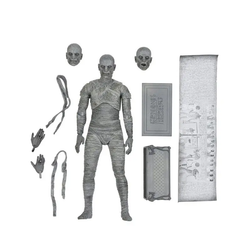 Universal Monsters Action Figure Ultimate The Mummy (Black &amp; White) 18 cm product photo