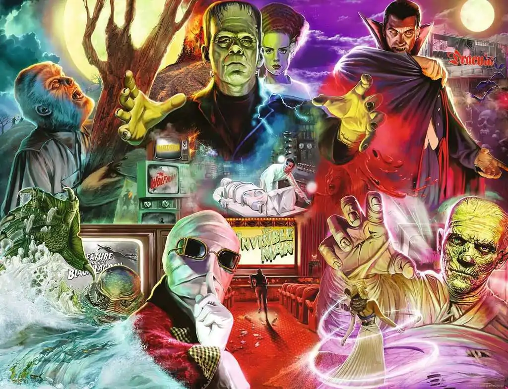 Universal Monsters Jigsaw Puzzle (2000 pieces) product photo
