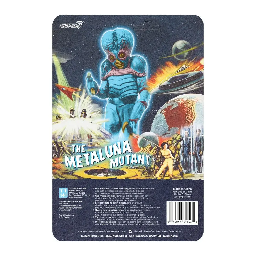 Universal Monsters ReAction Action Figure The Metaluna Mutant Original (Blue Glow) 10 cm product photo