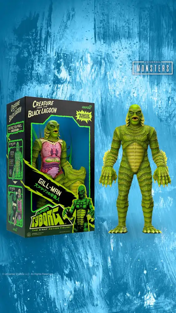 Universal Monsters Super Cyborg Action Figure Creature from the Black Lagoon (Full Color) 28 cm termékfotó