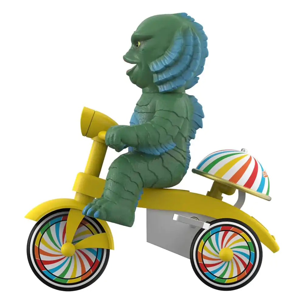 Universal Monsters Super Cycles Action Figure Creature from the Black Lagoon (Dark Green with Yellow Trike) 13 cm product photo