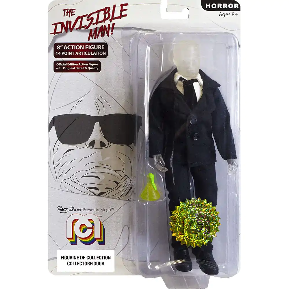 Universal Monsters Figure The Invisible Man with Suit 20 cm product photo