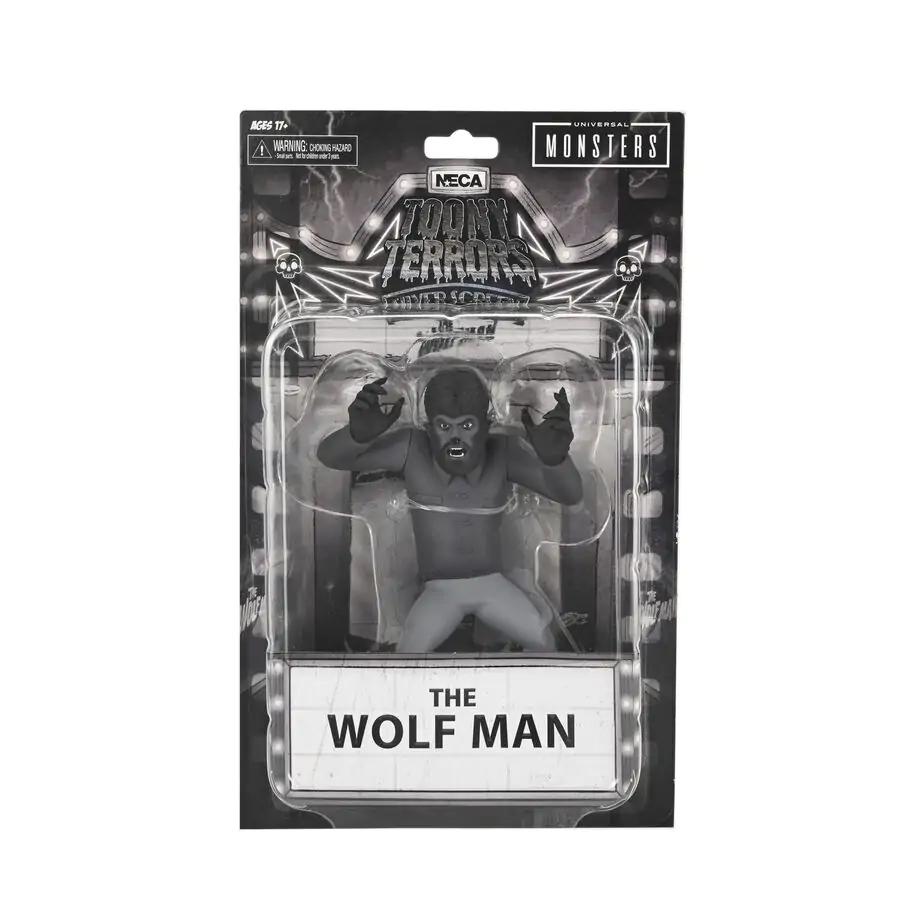 Universal Monsters The Mummy Black &amp; White The Wolf Man Toony Terrors figure 15cm product photo