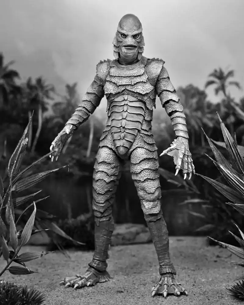 Universal Monsters Action Figure Ultimate Creature from the Black Lagoon (B&amp;W) 18 cm product photo
