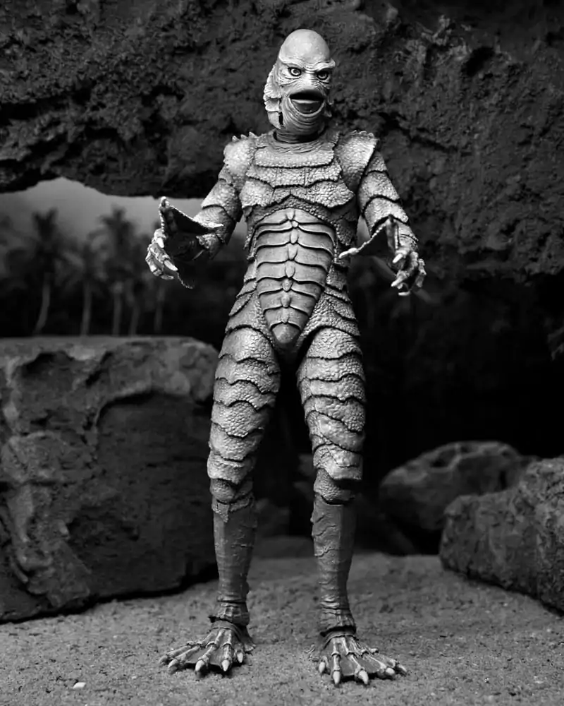 Universal Monsters Action Figure Ultimate Creature from the Black Lagoon (B&amp;W) 18 cm product photo