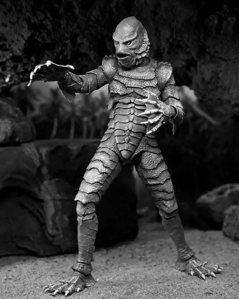 Universal Monsters Action Figure Ultimate Creature from the Black Lagoon (B&amp;W) 18 cm product photo