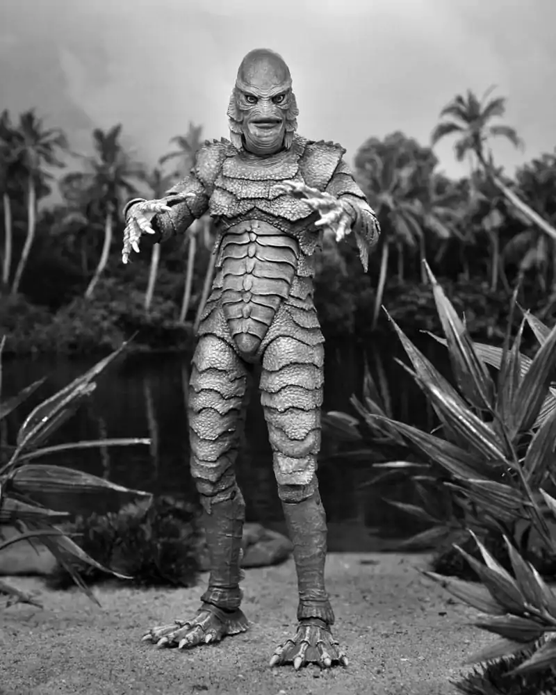 Universal Monsters Action Figure Ultimate Creature from the Black Lagoon (B&amp;W) 18 cm product photo