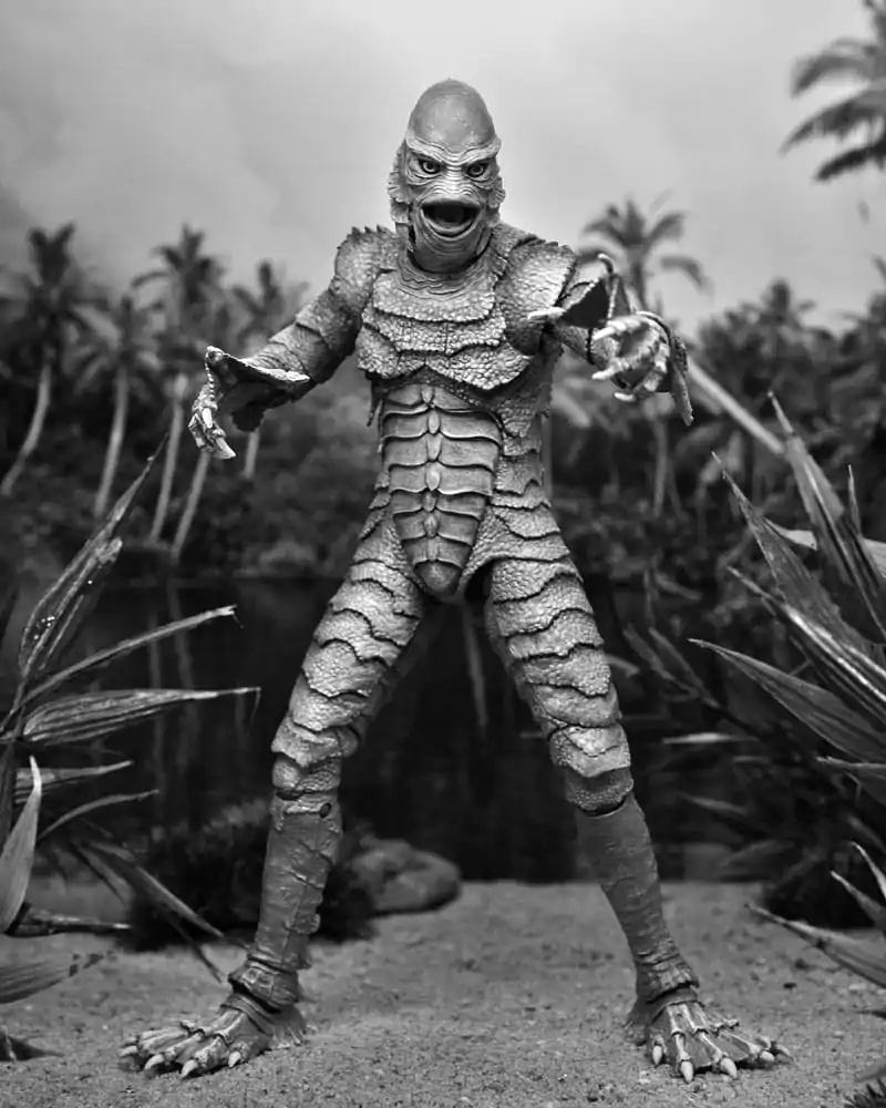 Universal Monsters Action Figure Ultimate Creature from the Black Lagoon (B&amp;W) 18 cm product photo