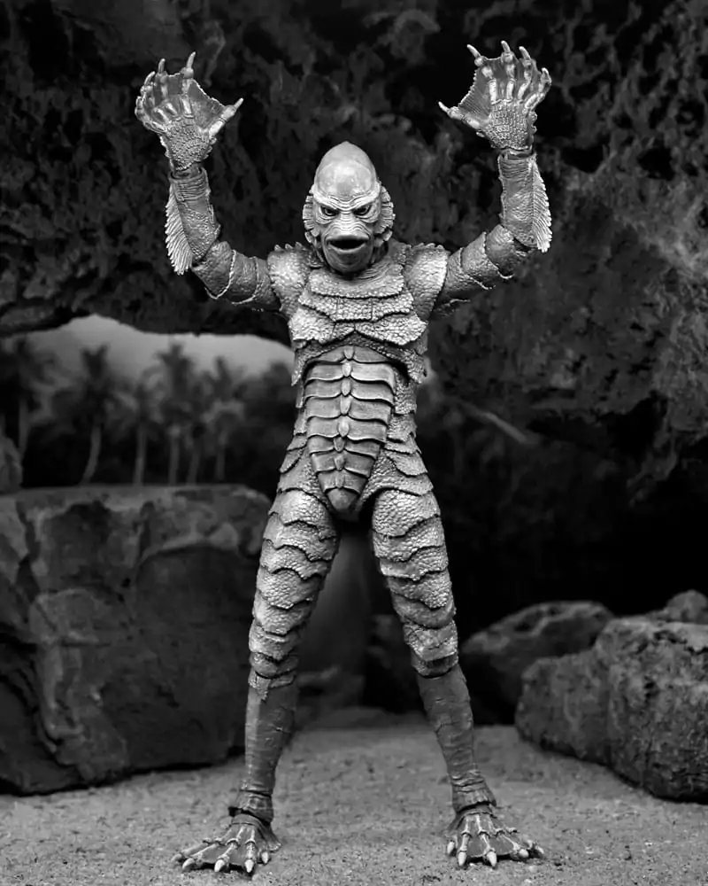 Universal Monsters Action Figure Ultimate Creature from the Black Lagoon (B&amp;W) 18 cm product photo