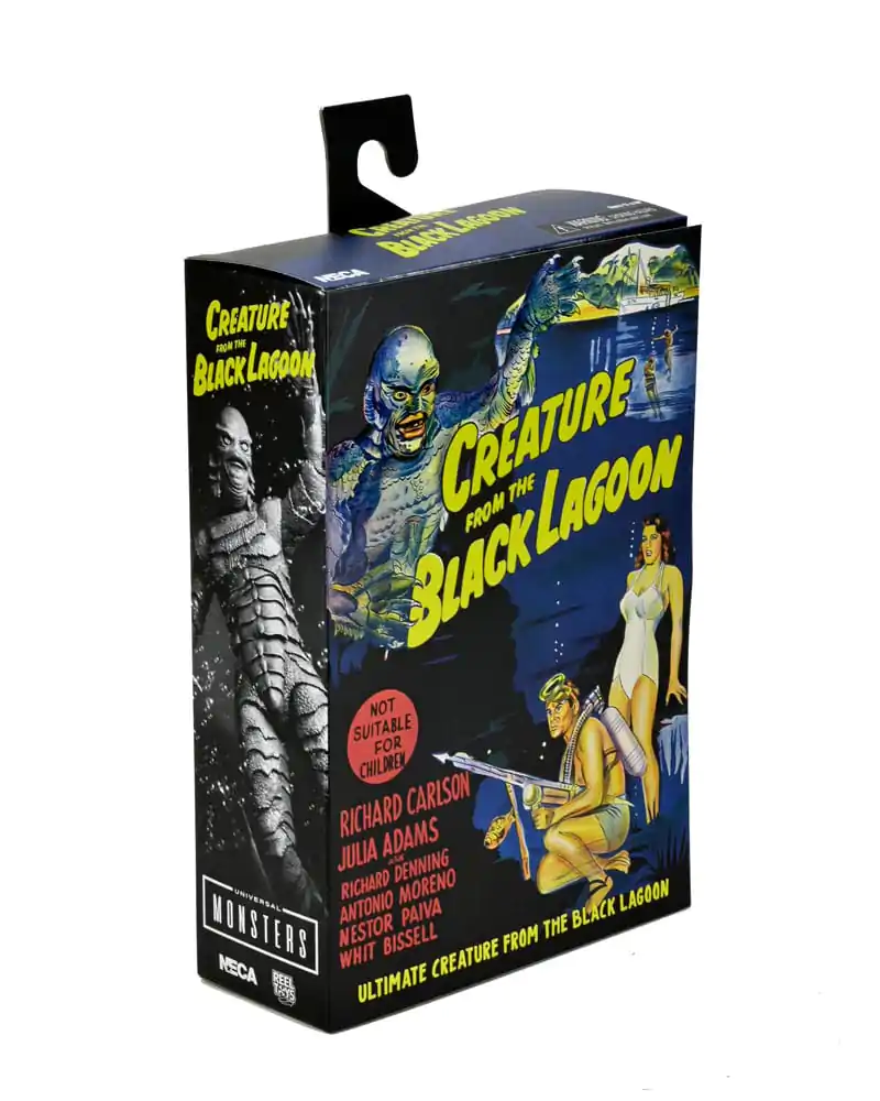 Universal Monsters Action Figure Ultimate Creature from the Black Lagoon (B&amp;W) 18 cm product photo