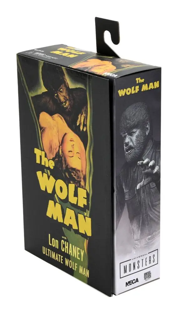 Universal Monsters Action Figure Ultimate The Wolf Man (Black & White) 18 cm termékfotó