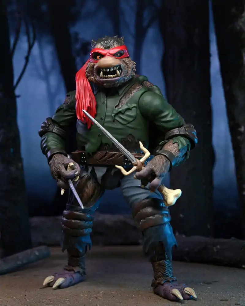 Universal Monsters x Teenage Mutant Ninja Turtles Action Figure Ultimate Raphael as The Wolfman 18 cm termékfotó