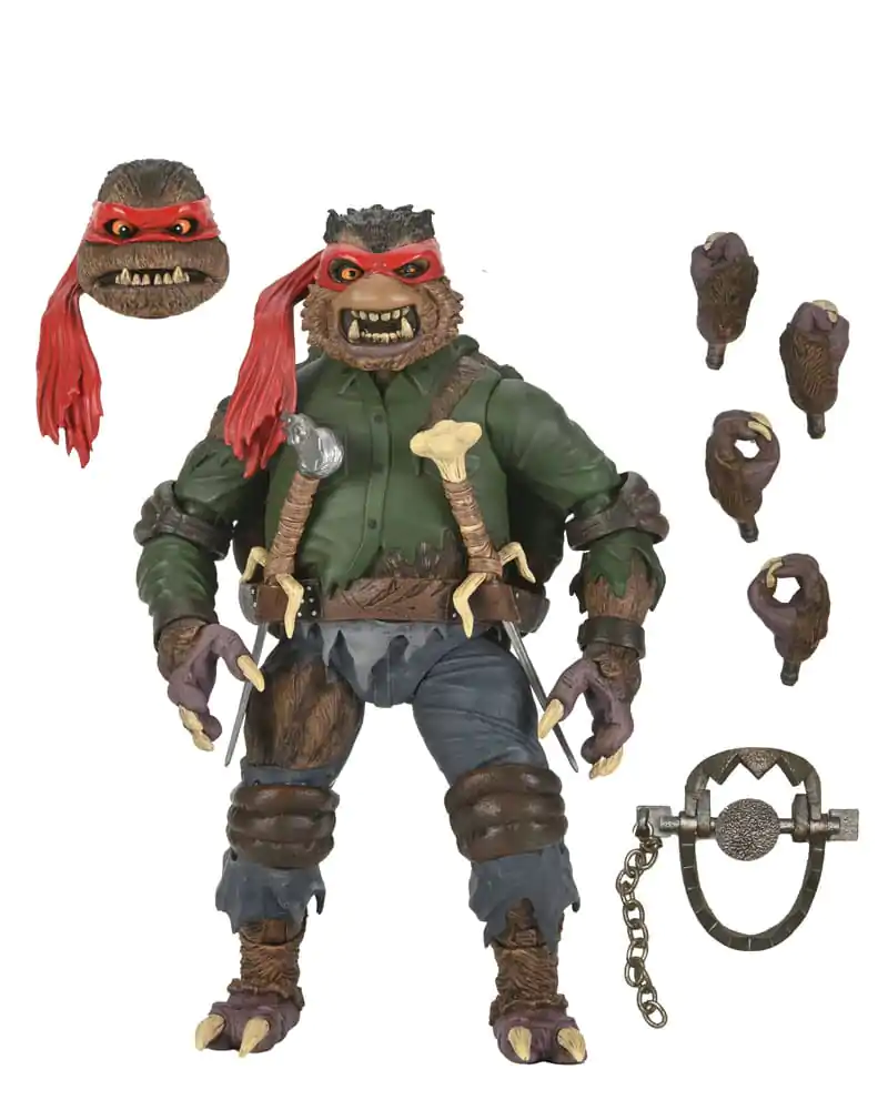 Universal Monsters x Teenage Mutant Ninja Turtles Action Figure Ultimate Raphael as The Wolfman 18 cm termékfotó