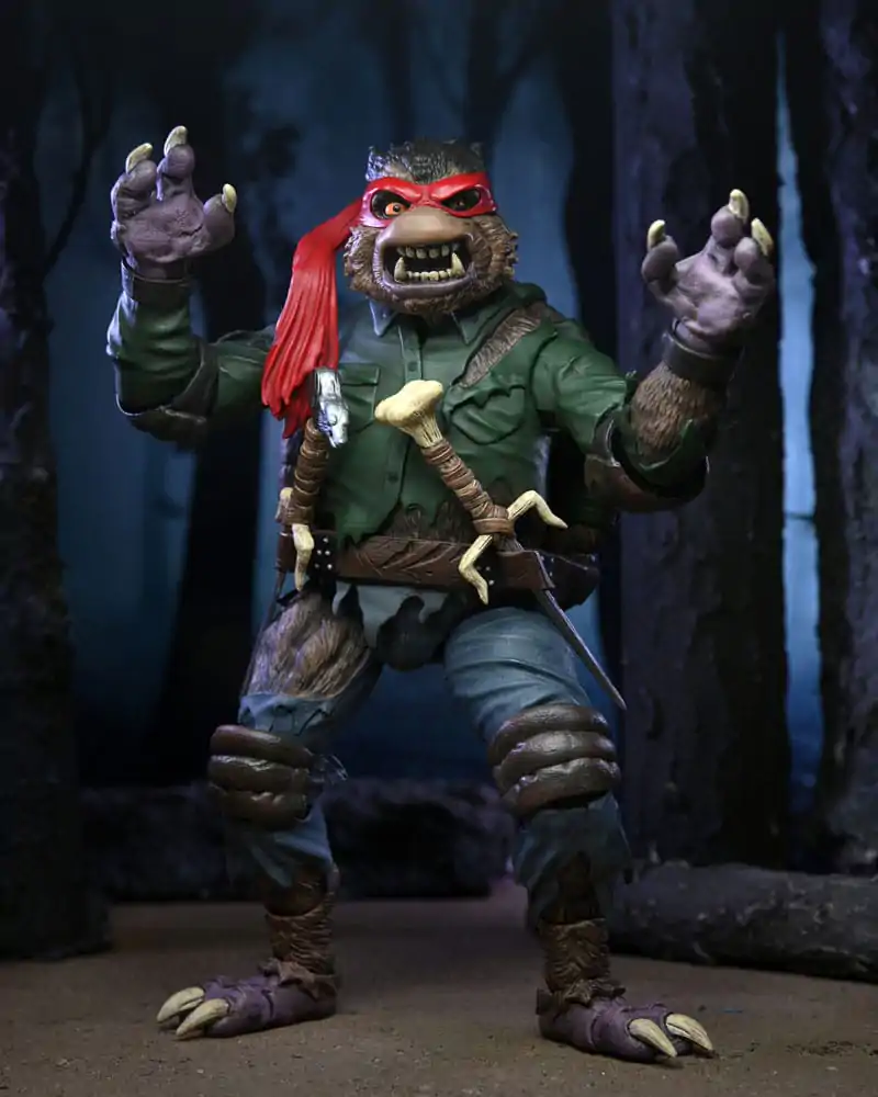 Universal Monsters x Teenage Mutant Ninja Turtles Action Figure Ultimate Raphael as The Wolfman 18 cm termékfotó