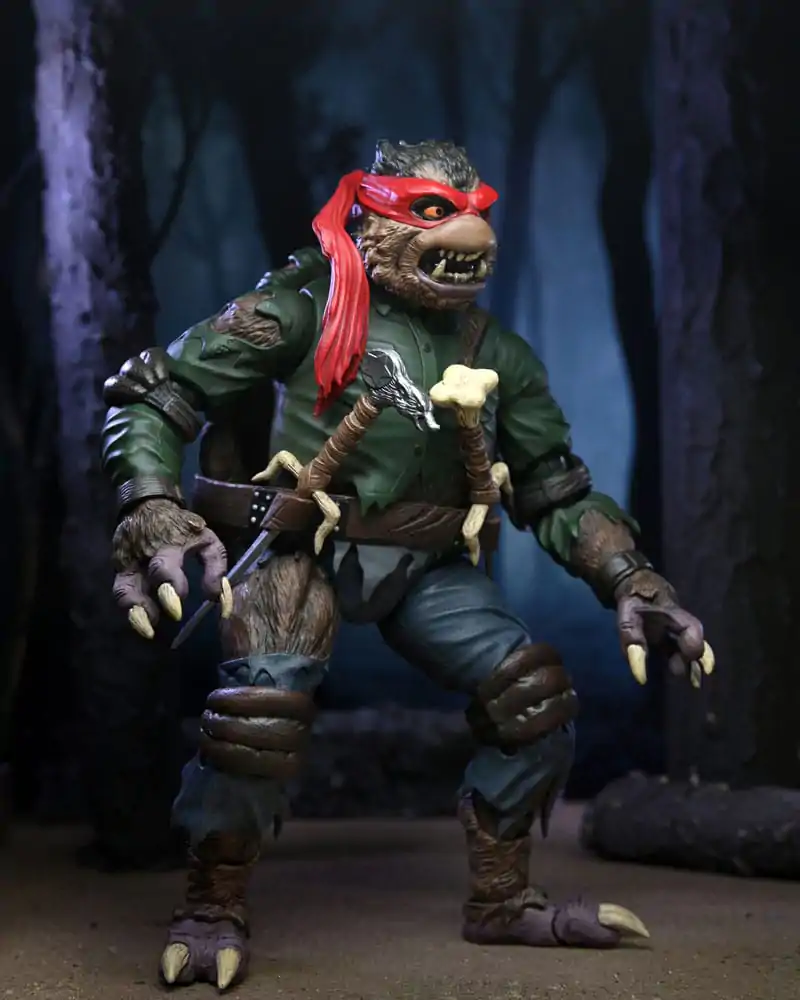 Universal Monsters x Teenage Mutant Ninja Turtles Action Figure Ultimate Raphael as The Wolfman 18 cm termékfotó