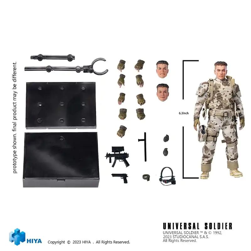 Universal Soldier Exquisite Super Series  Action Figure 1/12 Luc Deveraux 16 cm termékfotó