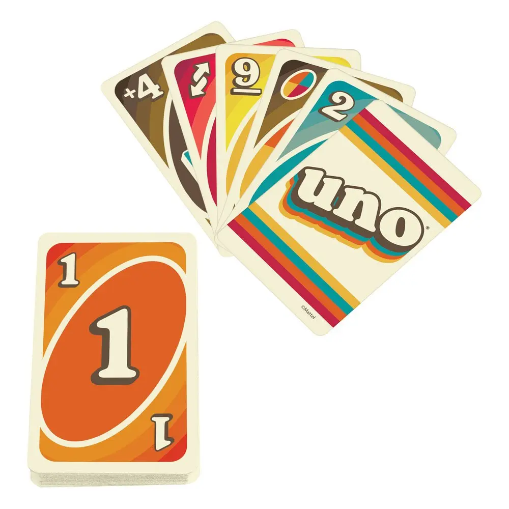 UNO Card Game Iconic Series Anniversary Edition 1970's product photo