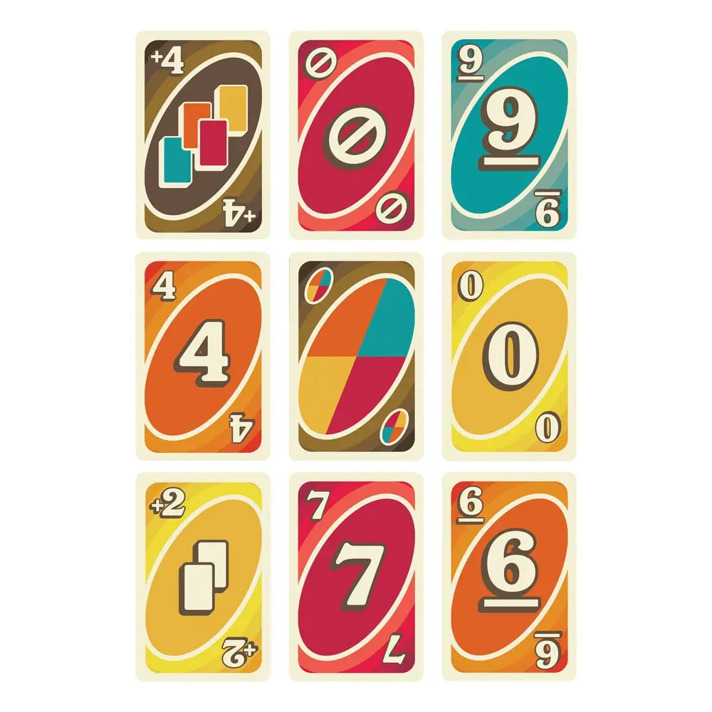 UNO Card Game Iconic Series Anniversary Edition 1970's product photo