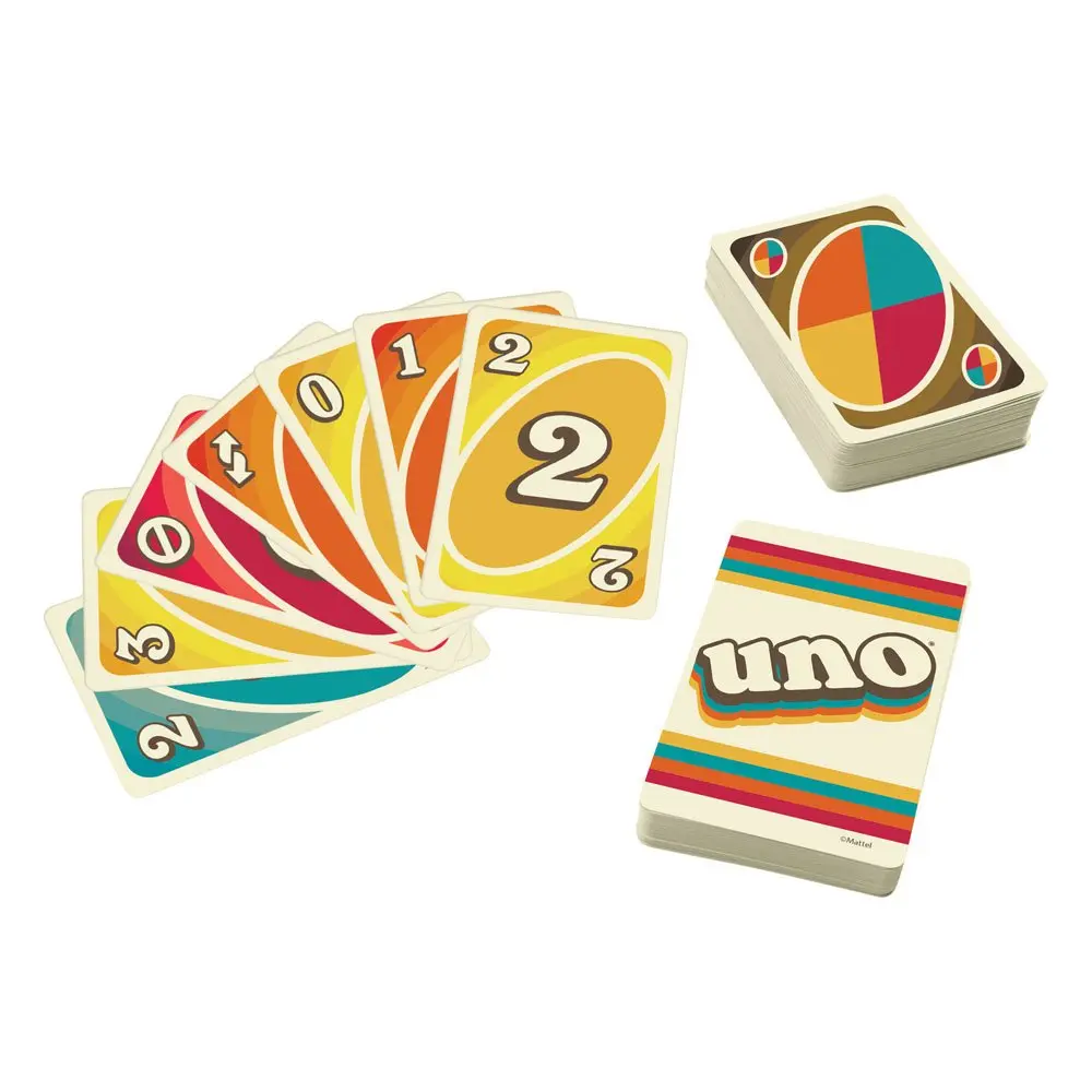 UNO Card Game Iconic Series Anniversary Edition 1970's product photo