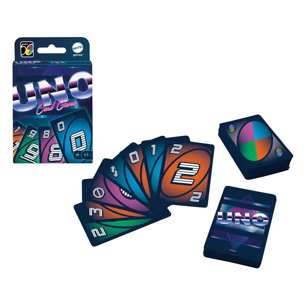 UNO Card Game Iconic Series Anniversary Edition 1980's product photo