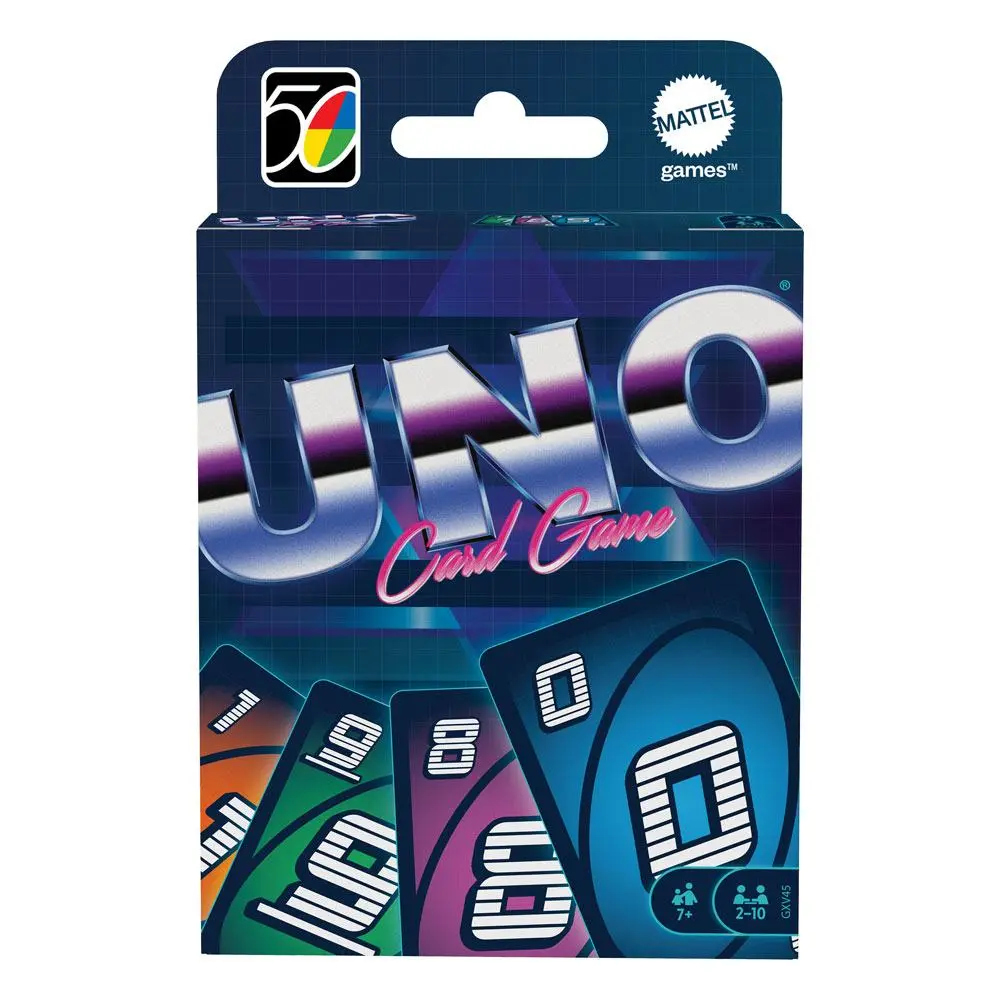 UNO Card Game Iconic Series Anniversary Edition 1980's product photo