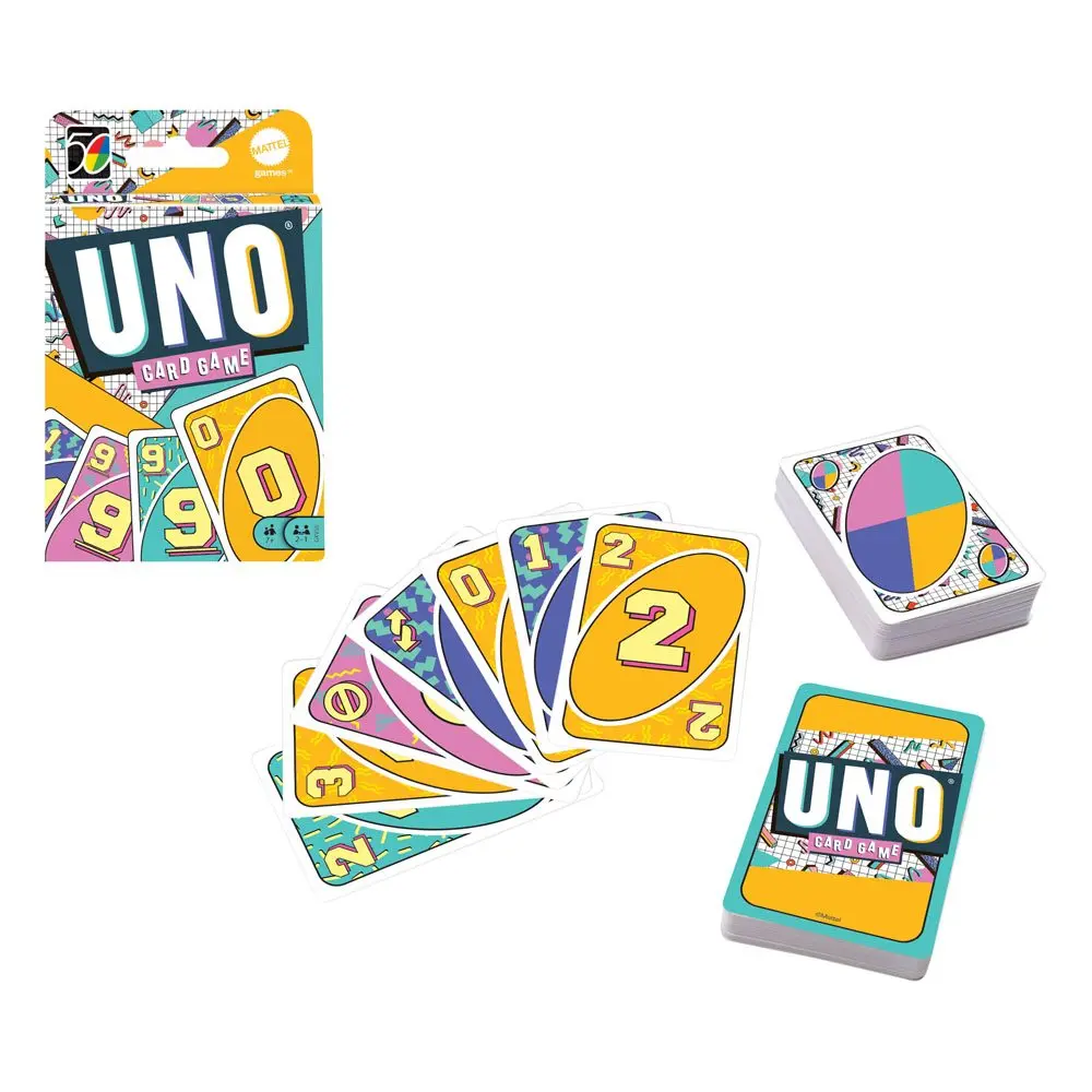 UNO Card Game Iconic Series Anniversary Edition 1990's product photo