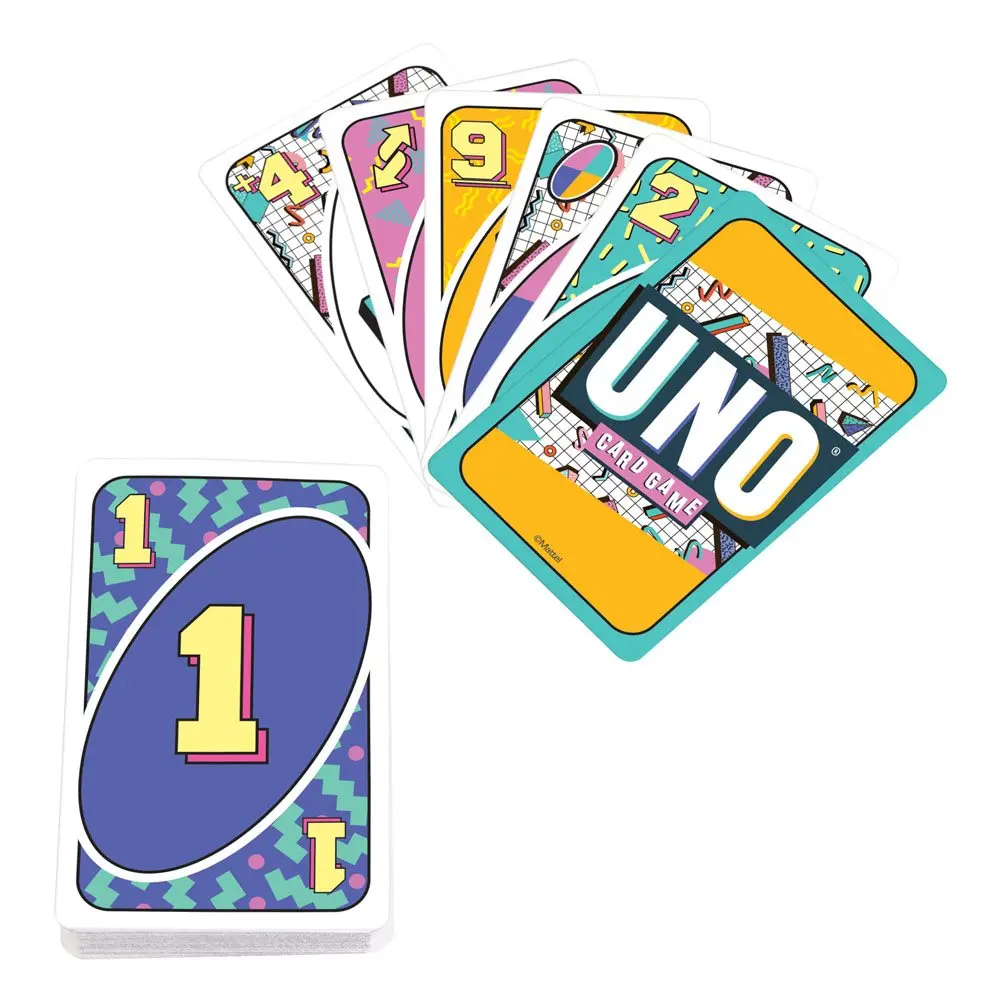UNO Card Game Iconic Series Anniversary Edition 1990's product photo