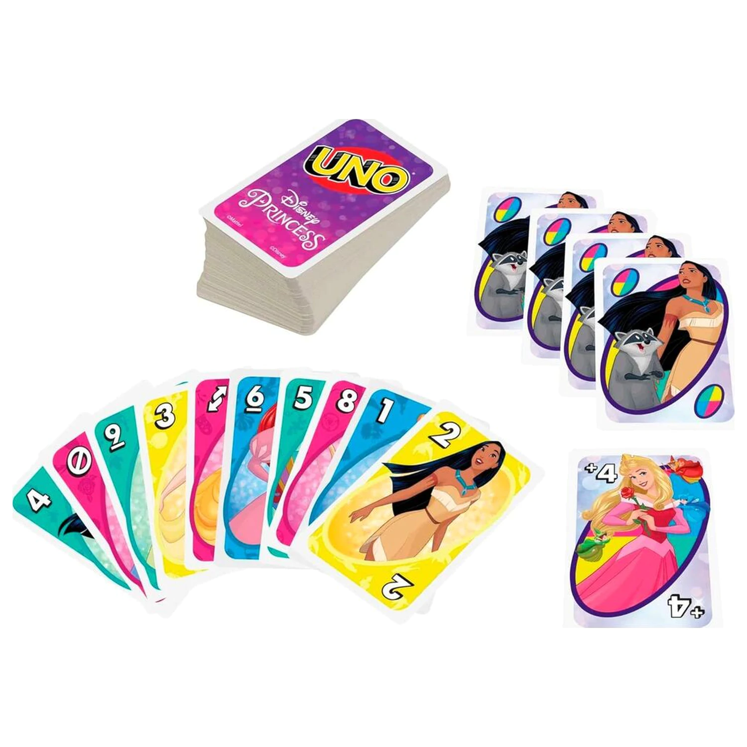 UNO Disney Princesses card game product photo