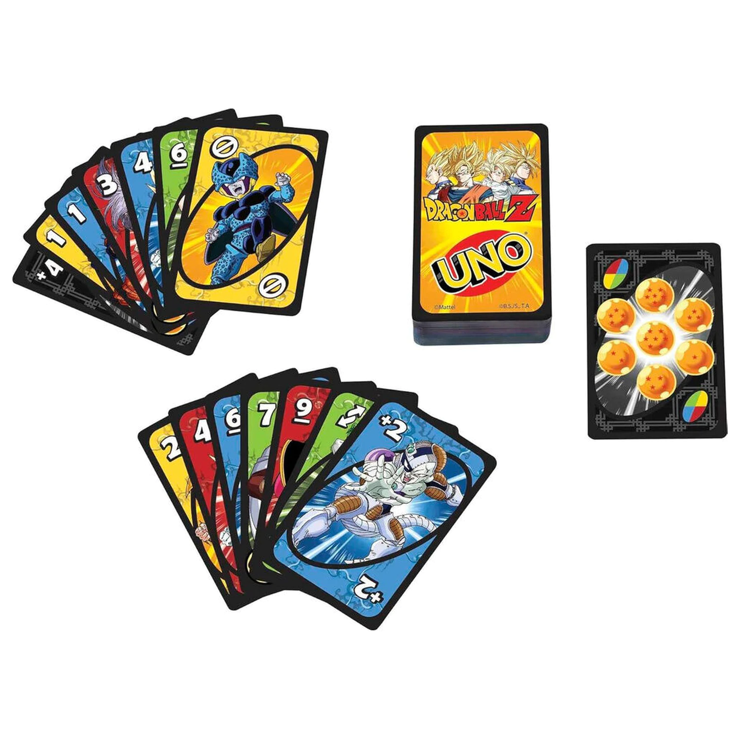 UNO Dragon Ball Z card game product photo