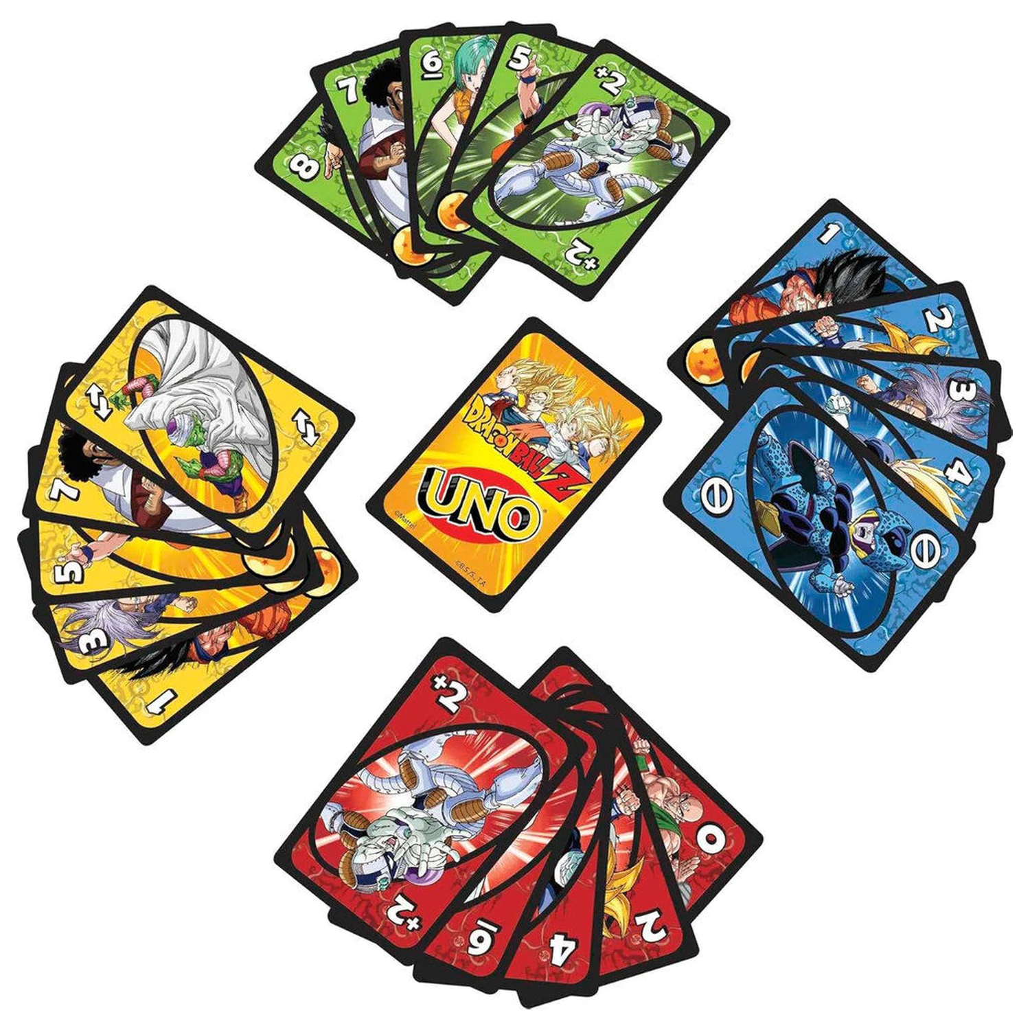 UNO Dragon Ball Z card game product photo