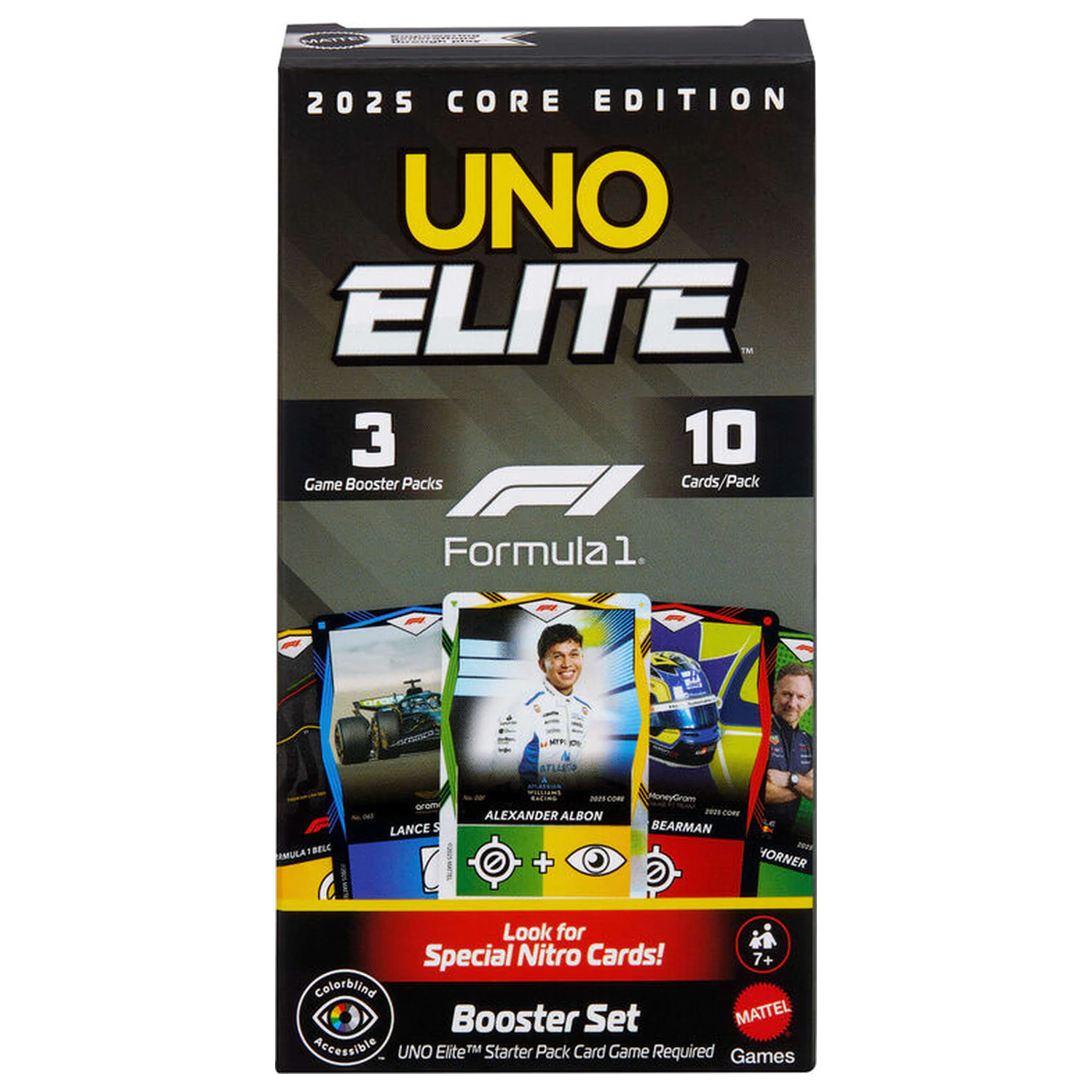 UNO Elite F1 Booster Pack card game product photo