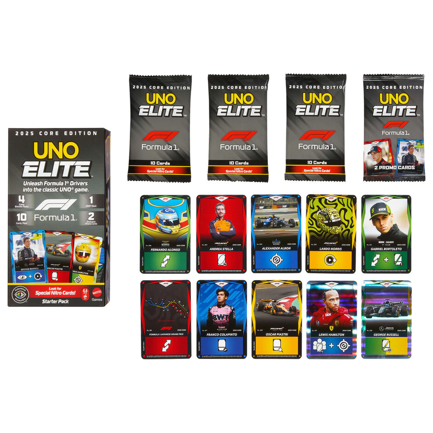 UNO Elite F1 Starter Pack card game product photo