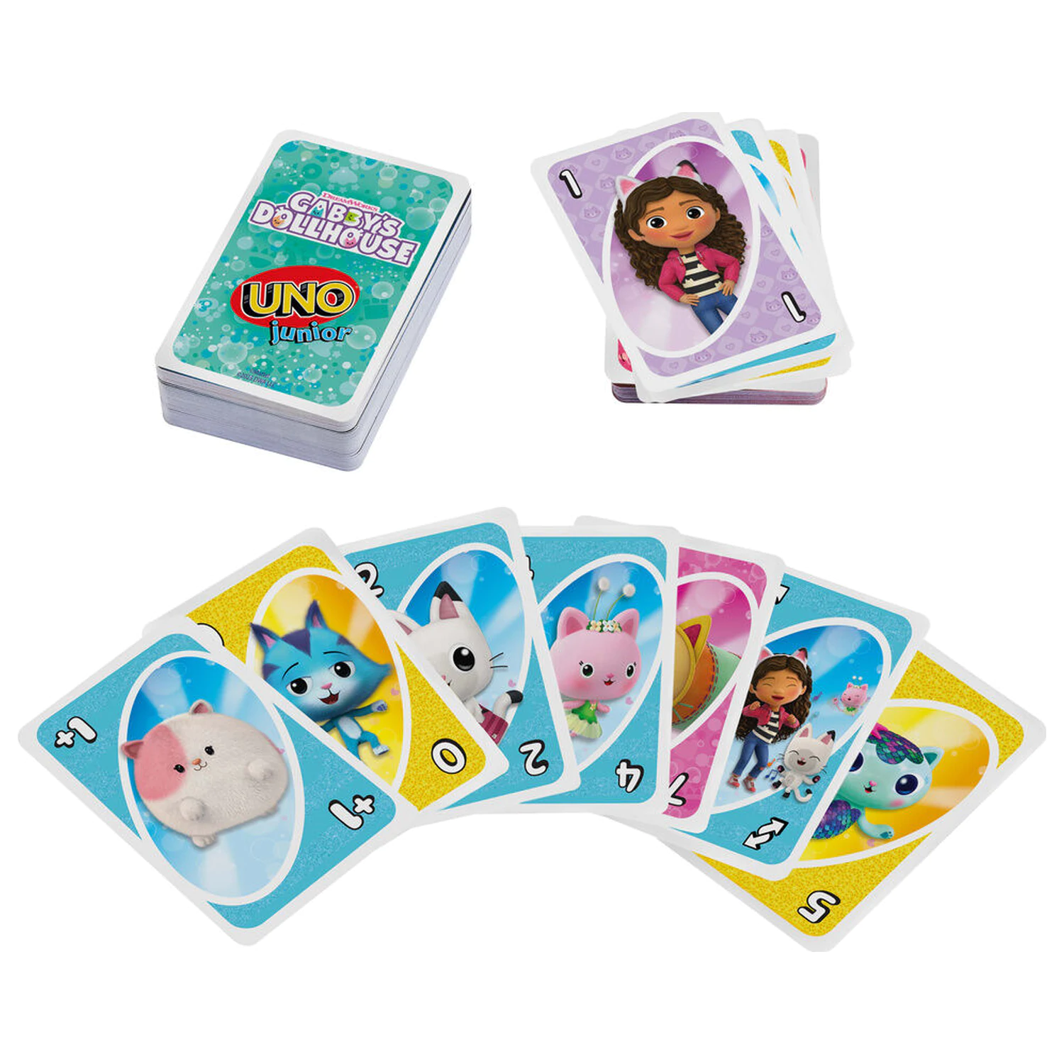 UNO Gabbys Dollhouse card game product photo