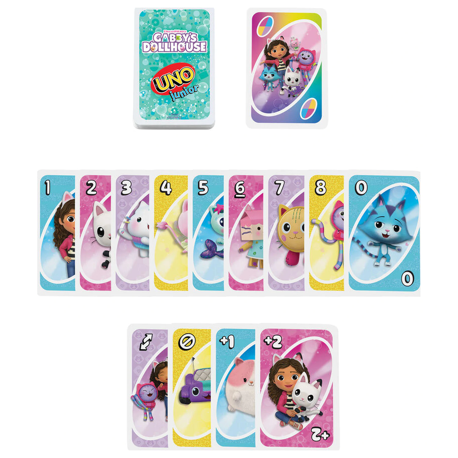 UNO Gabbys Dollhouse card game product photo