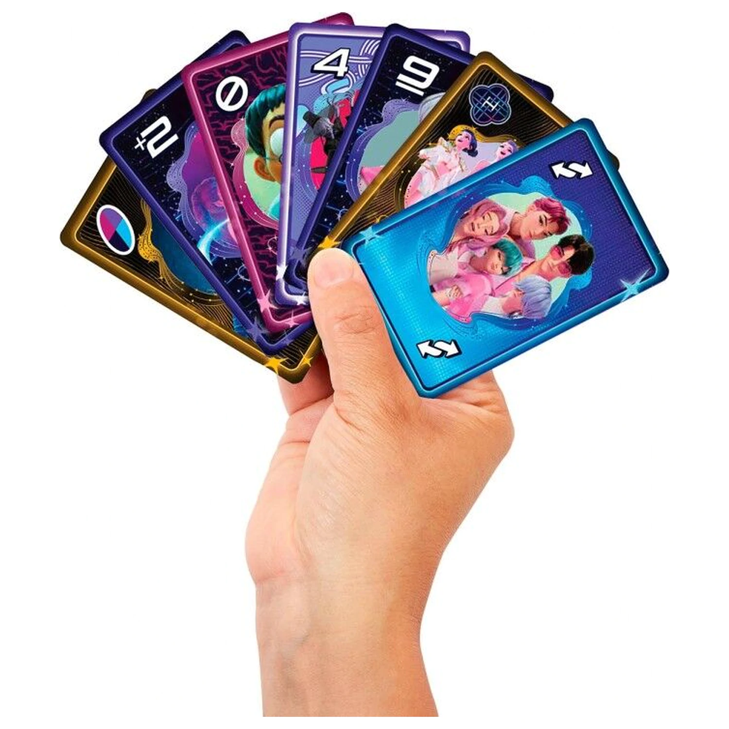 UNO K-Pop Demon Hunters card game product photo