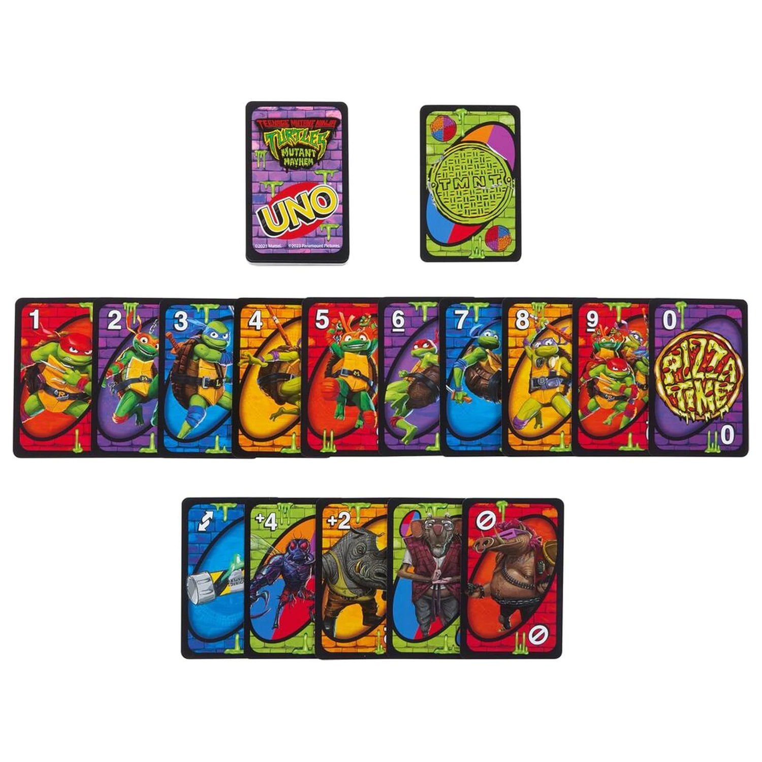 UNO Teenage Mutant Ninja Turtles card game product photo