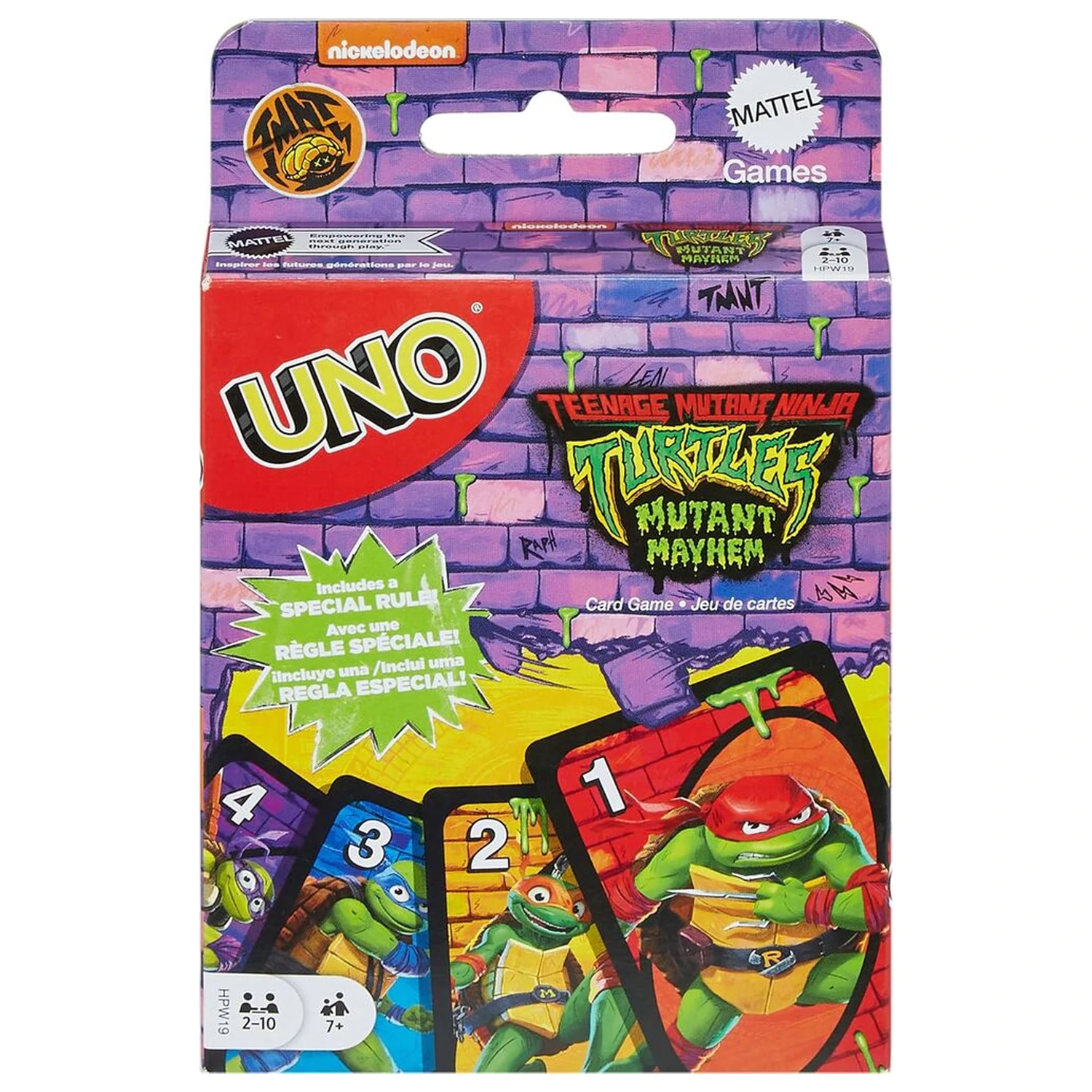 UNO Teenage Mutant Ninja Turtles card game product photo