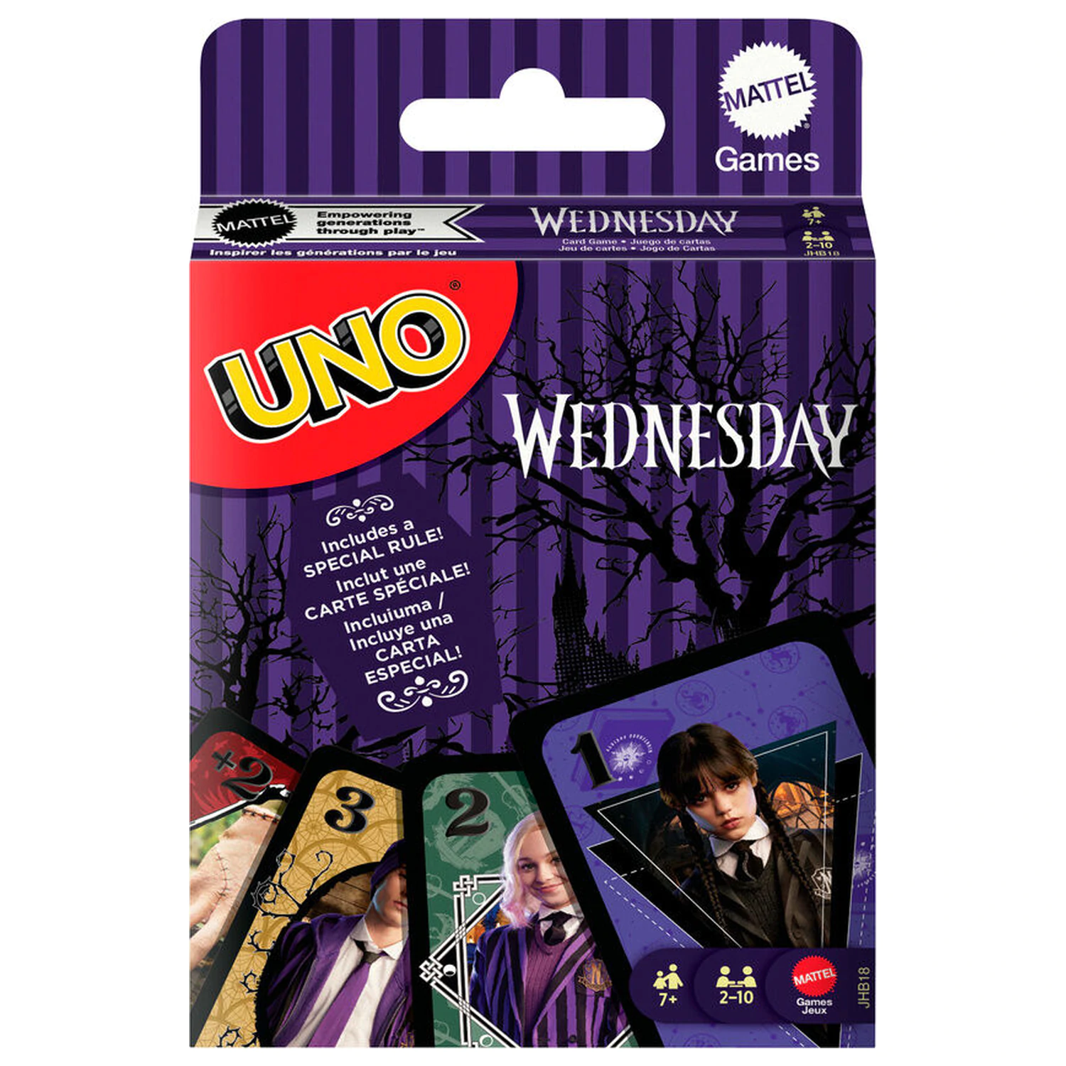 UNO Wednesday card game product photo