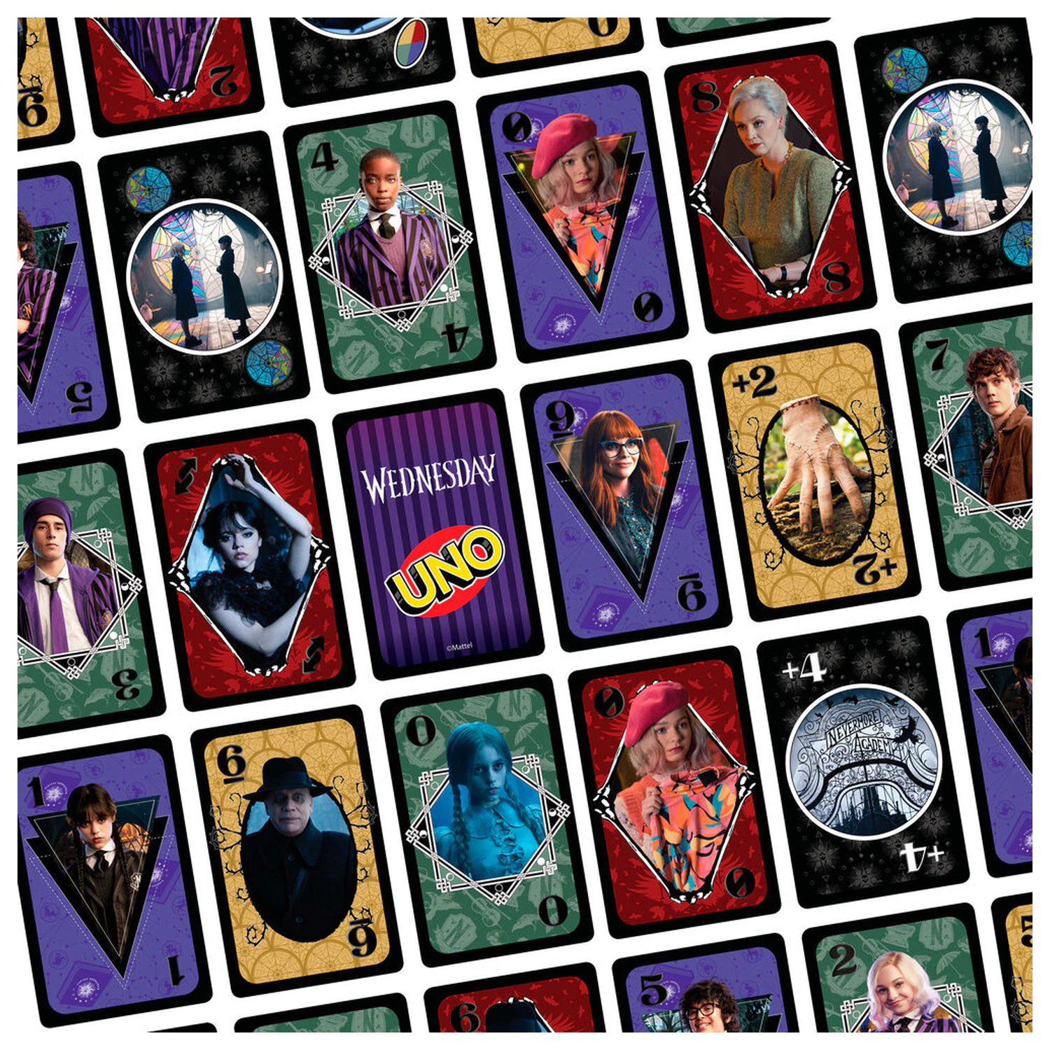 UNO Wednesday card game product photo