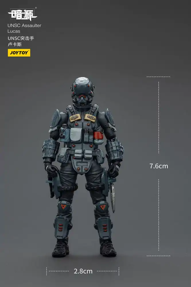 UNSC Dark Source Action Figur Assaulter Lucas 7 cm product photo