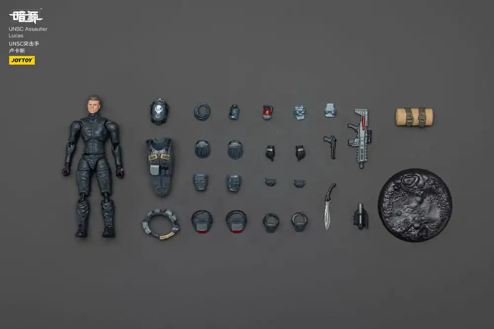 UNSC Dark Source Action Figur Assaulter Lucas 7 cm product photo