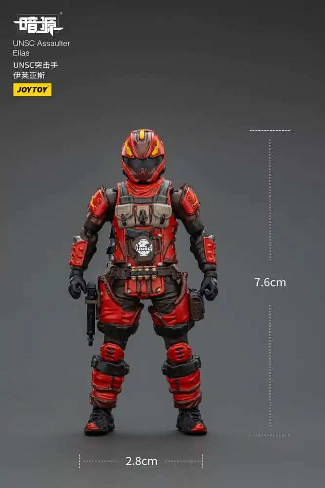 UNSC Dark Source Action Figure Assaulter Elias 7 cm product photo