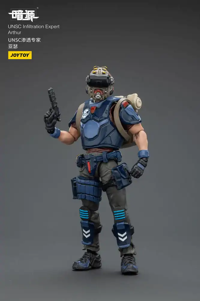 UNSC Dark Source Action Figure Infiltration Expert Arthur 7 cm product photo