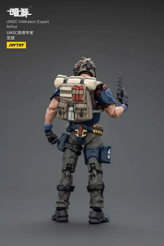 UNSC Dark Source Action Figure Infiltration Expert Arthur 7 cm product photo