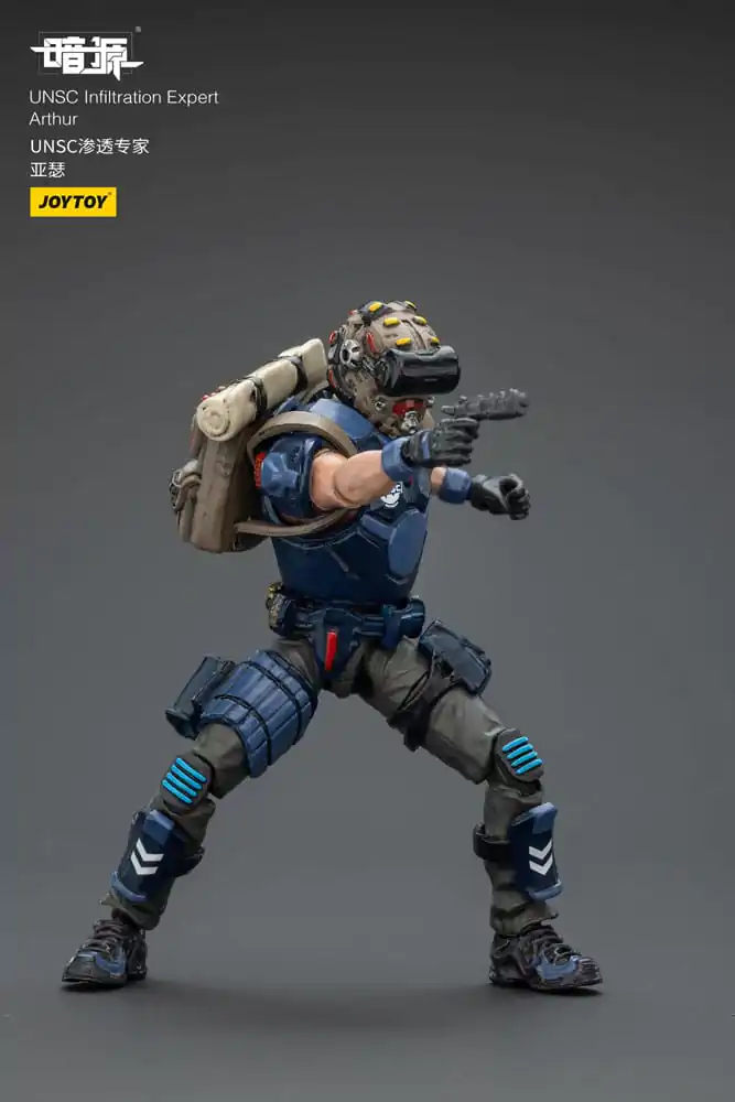 UNSC Dark Source Action Figure Infiltration Expert Arthur 7 cm product photo