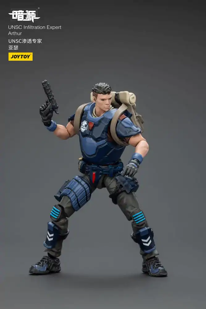 UNSC Dark Source Action Figure Infiltration Expert Arthur 7 cm product photo