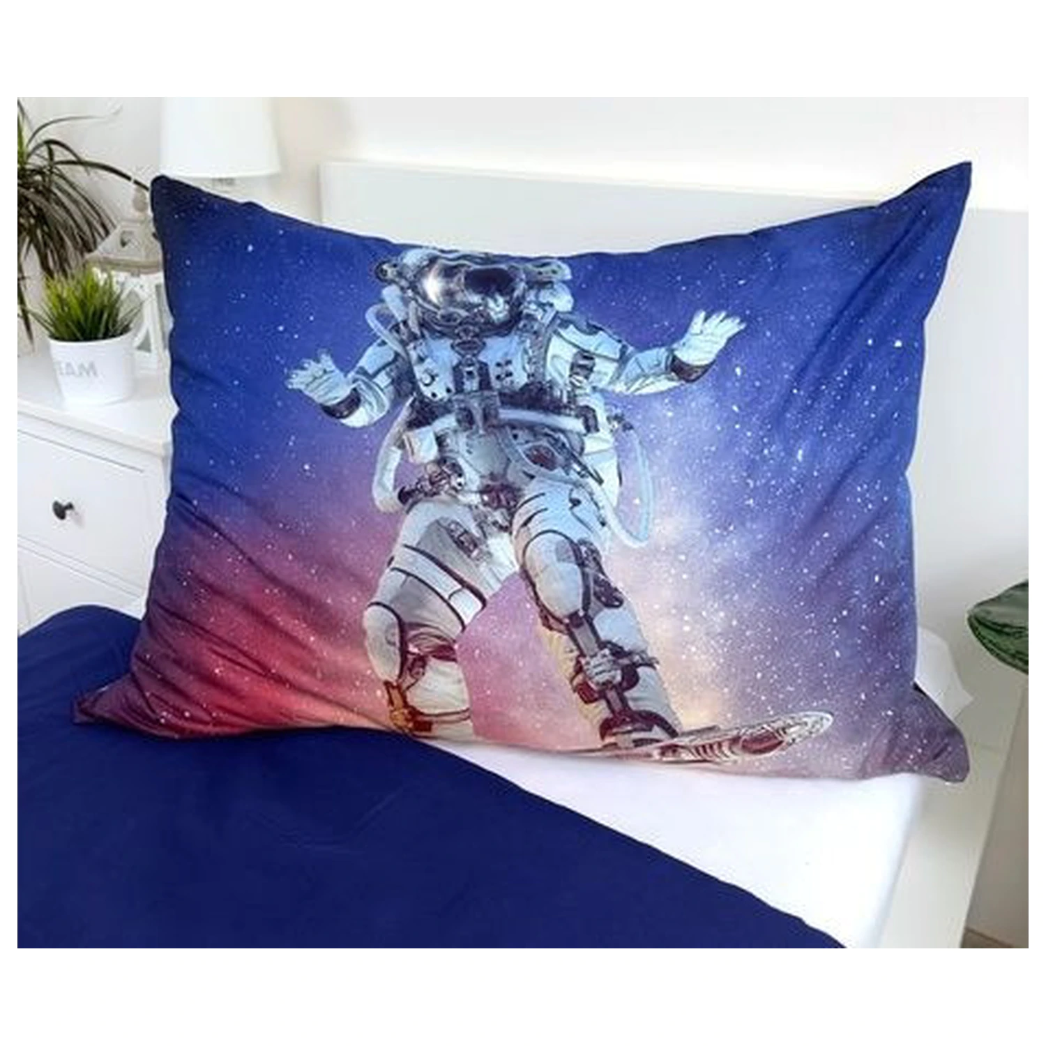 Astronaut Surf Microfiber Duvet Cover product photo